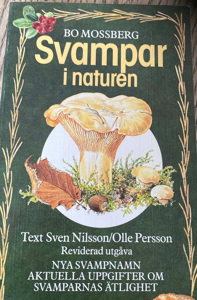 Svampar i naturen; Bo mossberg; 1994