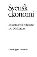 Svensk ekonomi : ett samlingsverk; Bo Södersten; 1982