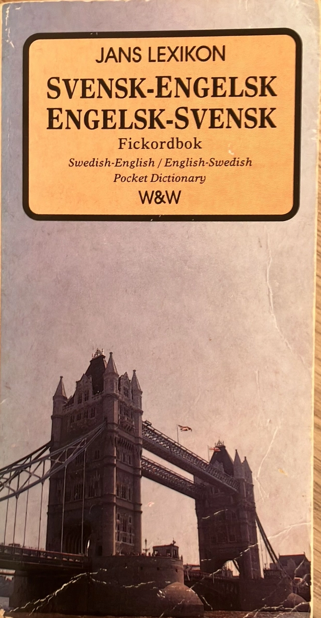 Svensk-engelsk, engelsk-svensk fickordbok : Swedish-English, English-Swedish pocket dictionary; 1992