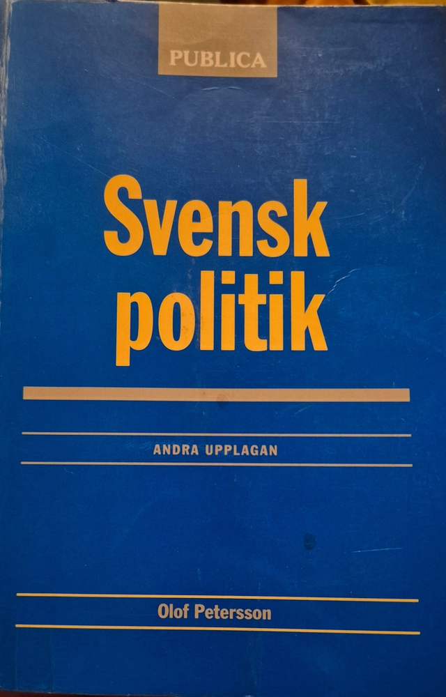 Svensk politik; Olof Petersson; 1996
