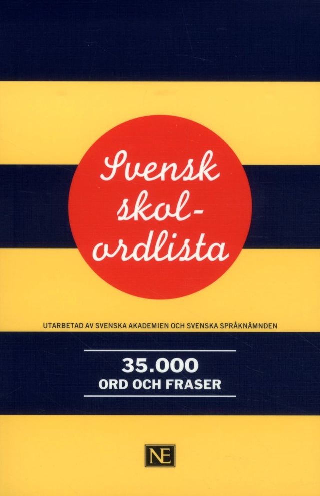 Svensk skolordlista 35 000 ord och fraser; Håkan Nygren; 2017