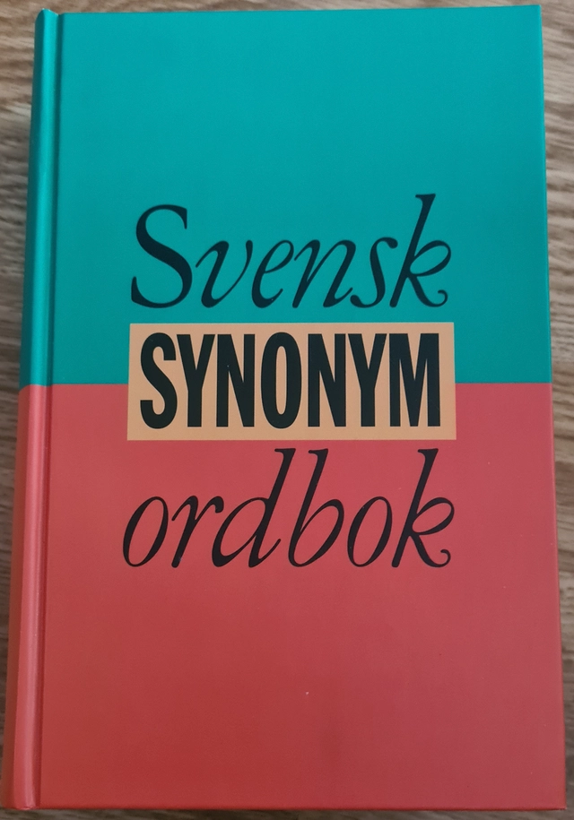 Svensk synonymordbok; Lillemor Swedenborg; 1996