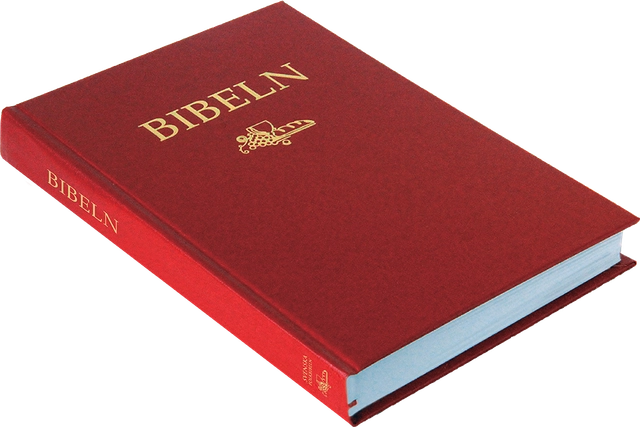 Svenska Folkbibeln 2015 Slimline, röd i hårdpärm; 2019