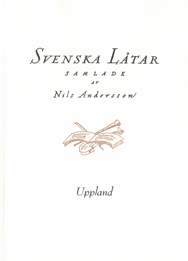 Svenska låtar Uppland; Nils Andersson; 2019