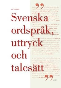 Svenska ordspråk, uttryck och talesätt; Ulf Jansson; 2006