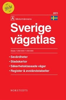 Sverige Vägatlas 2011 Motormännens - 1:250000/1:400000; 2011