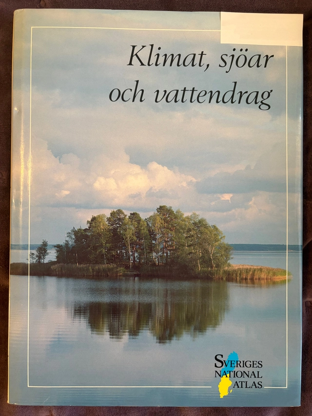 Sveriges nationalatlas [Kartografiskt material] Klimat, sjöar och vattendrag; Birgitta Raab, Haldo Vedin; 2024