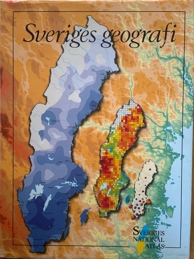 Sveriges nationalatlas · Sveriges geografi; Leif Wastenson, Staffan Helmfrid, Sveriges nationalatlas, Svenska sällskapet för antropologi och geografi; 1996