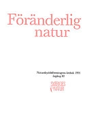 Sveriges natur : Naturskyddsföreningens årsbok; Erik Larsson; 1991
