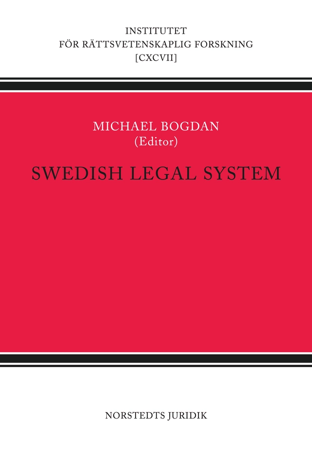Swedish legal system; Michael Bogdan; 2010