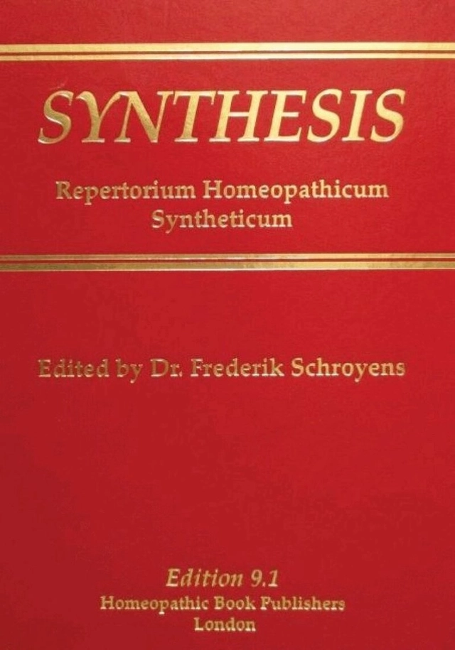 Synthesis Repertorium Homeopathicum Syntheticum Edition 9.1; Frederik Schroyens; 2021