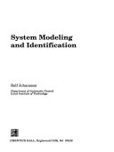 System modeling and identification; Rolf Johansson; 1993