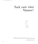 Tack vare våra Vänner!; Teje Colling, Skans Victoria Airy; 1993
