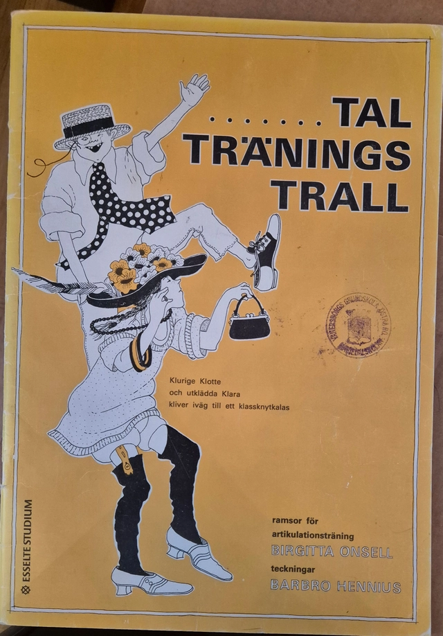 ... Talträningstrall; Birgitta Onsell; 1975