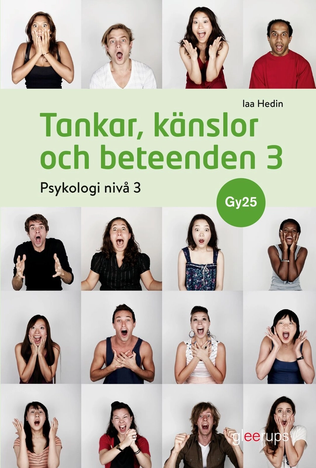 Tankar, känslor och beteenden, psykologi 3, bok, Gy25; Iaa Hedin; 2026
