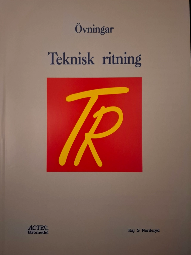 Teknisk ritning : TR - ISBN 9789188078094 | Studentapan