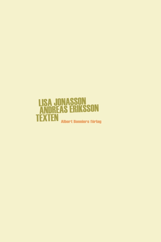 Texten; Andreas Eriksson, Lisa Jonasson; 2003