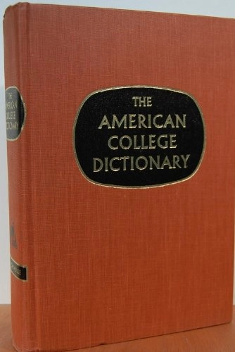 The American College Dictionary; Barnhart; 1948