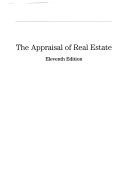 The appraisal of real estate; Appraisal Institute (U.S.); 1996