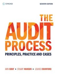 The audit process : principles, practice and cases; Iain Gray; 2019