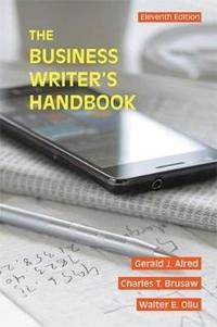 The business writer's handbook; Gerald J. Alred; 2015