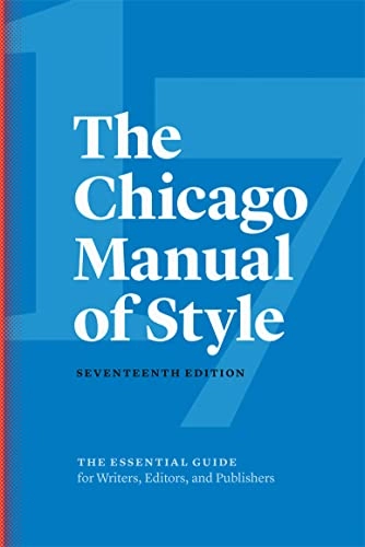 The Chicago manual of style; The University Of Chicago Press Editorial Staff; 2017