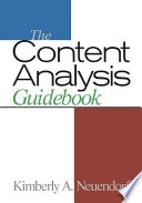The content analysis : guidebook; Kimberly A. Neuendorf; 2002