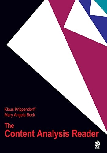 The content analysis reader; Klaus Krippendorff, Mary Angela Bock; 2009