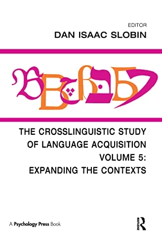 The crosslinguistic study of language acquisition; Dan Isaac Slobin; 1997