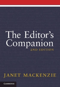 The editor's companion; Janet Mackenzie; 2011
