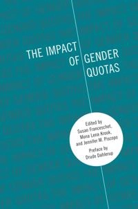 The impact of gender quotas; Drude Dahlerup, Susan Franceschet, Mona Lena Krook, Jennifer M Piscopo; 2012