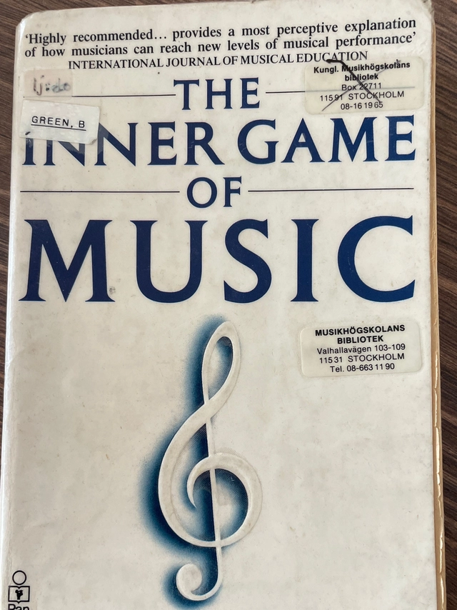 The inner game of music; Barry Green; 1986