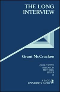 The long interview; Grant David McCracken; 1988
