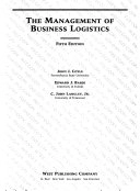 The management of business logistics; John Joseph Coyle; 1992