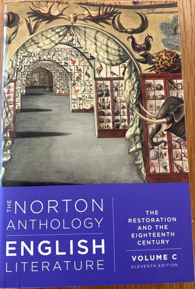 The Norton anthology of English literature · The Restoration and the Eighteenth Century, Volume C; Stephen Greenblatt, James Noggle, Courtney Weiss Smith; 2024