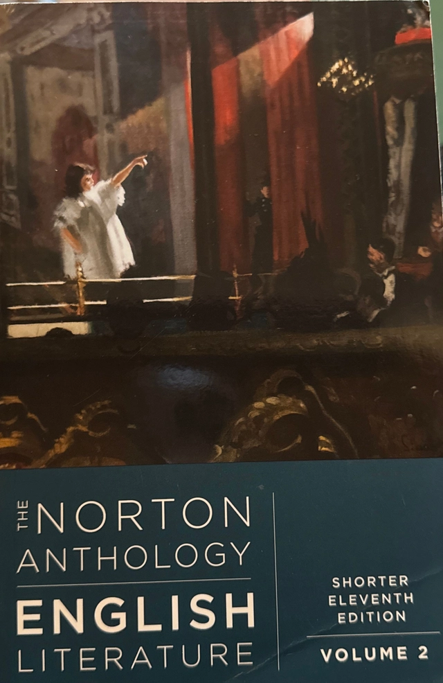 The Norton anthology of English literature : the Romantic period through the twenty-first century; Stephen Greenblatt (editor), Rachel Ablow (editor), Eric Eisner (editor), Aarthi Vadde (editor), Deidre Shauna Lynch (editor), Catherine Robson Ph.d. (editor), Jahan Ramazani Ph.d. (editor); 2024