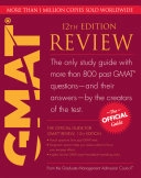 The Official Guide for GMAT Review; Graduate Management Admissions Council; 2009