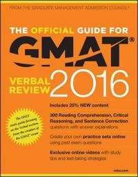 The Official Guide for GMAT Verbal Review 2016 with Online Question Bank an; Graduate Management Admission Council; 2015