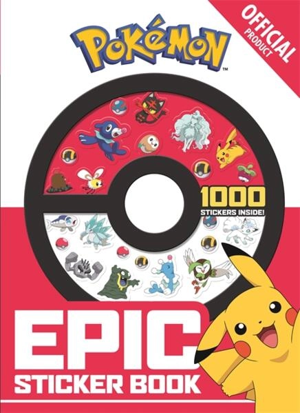 The Official Pokémon Epic Sticker Book; Pokémon; 2019