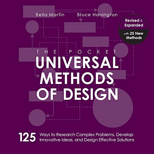 The pocket universal methods of design : 125 ways to research complex problems, develop innovative ideas, and design effective solutions; Bruce M. Hanington; 2021