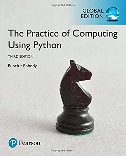 The practice of computing using Python; William Punch; 2017