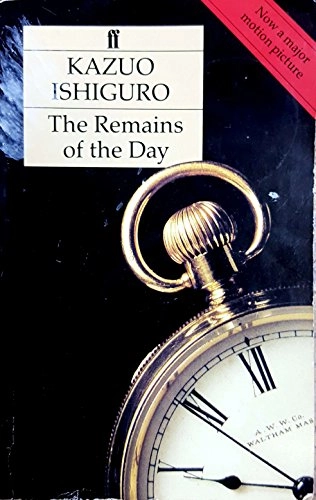 The remains of the day; Kazuo Ishiguro; 1990