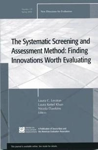 The Systematic Screening and Assessment Method: Evaluation, Number 125, Spr; Oddbjörn Evenshaug; 2010