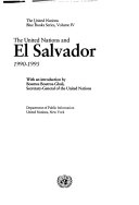 The United Nations and El Salvador, 1990-1995; Boutros Boutros-Ghali; 1995