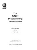 The UNIX programming environment; Brian W. Kernighan; 1984