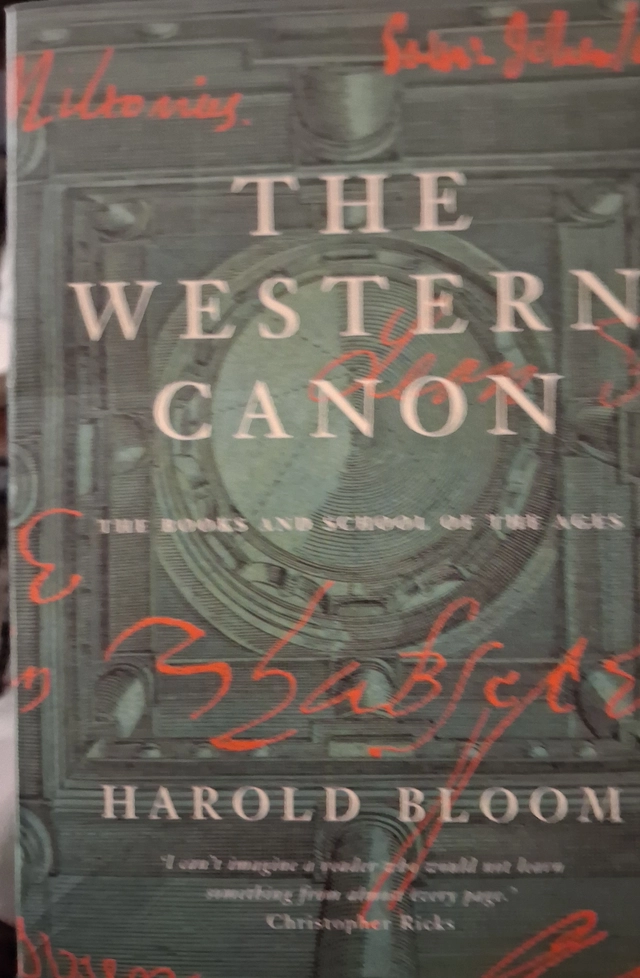 The Western Canon; Harold Bloom; 1994