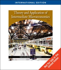 Theory and application of intermediate microeconomics; Walter Nicholson; 2010