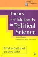 Theory and methods in political science; Jon Pierre, Gerry Stoker, Marsh D.; 2002