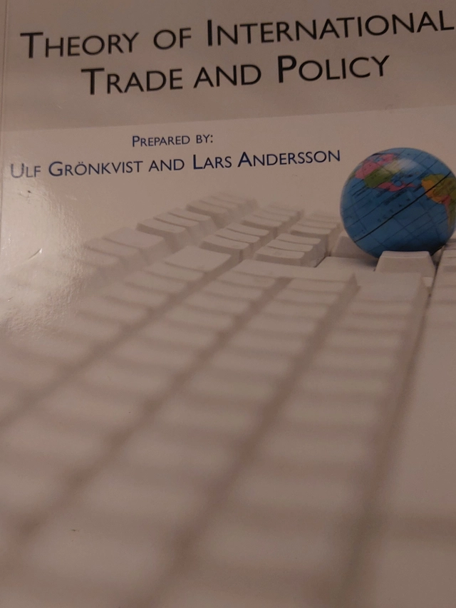 THEORY OF INTERNATIONAL TRADEPOLICY C; PUGEL; 2010