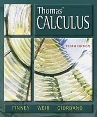 Thomas' calculus; Thomas; 2000
